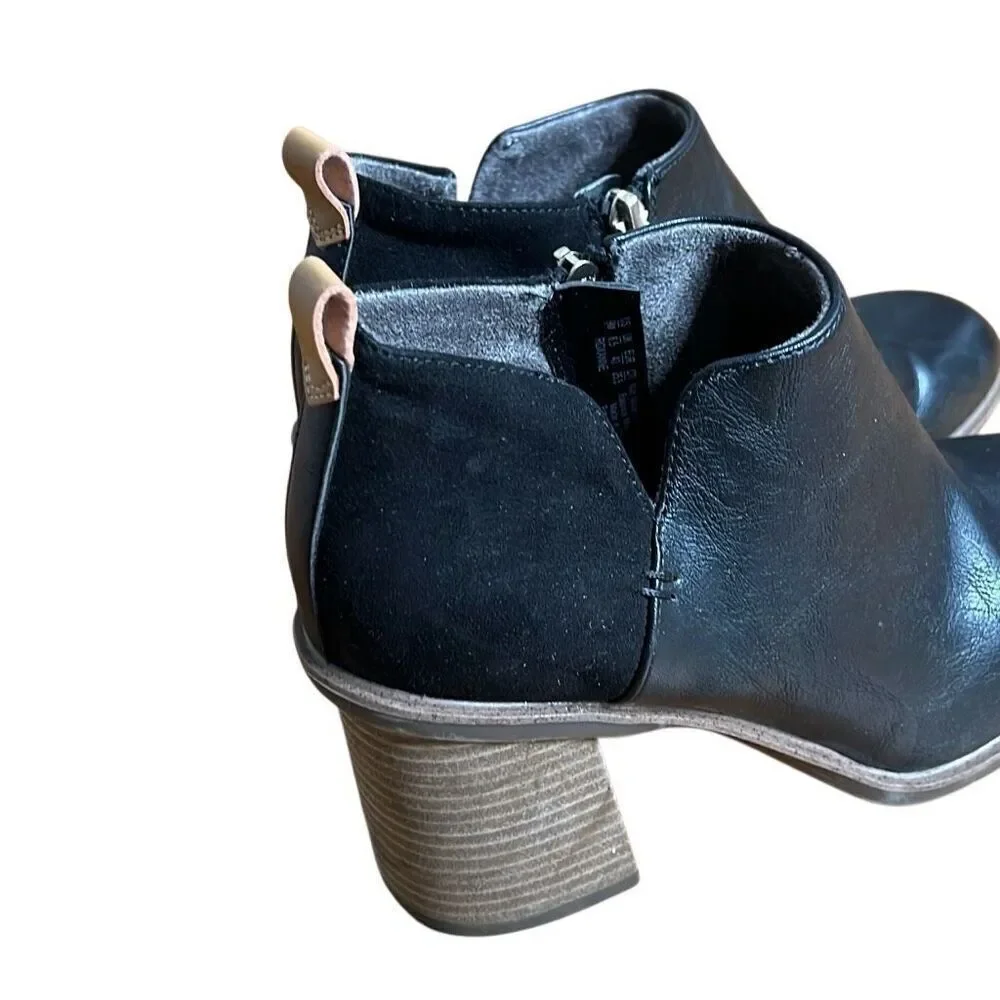 Dr Scholls‎ Sustainable Comfort Faux Leather Roxanne Ankle Booties Black Size 9M